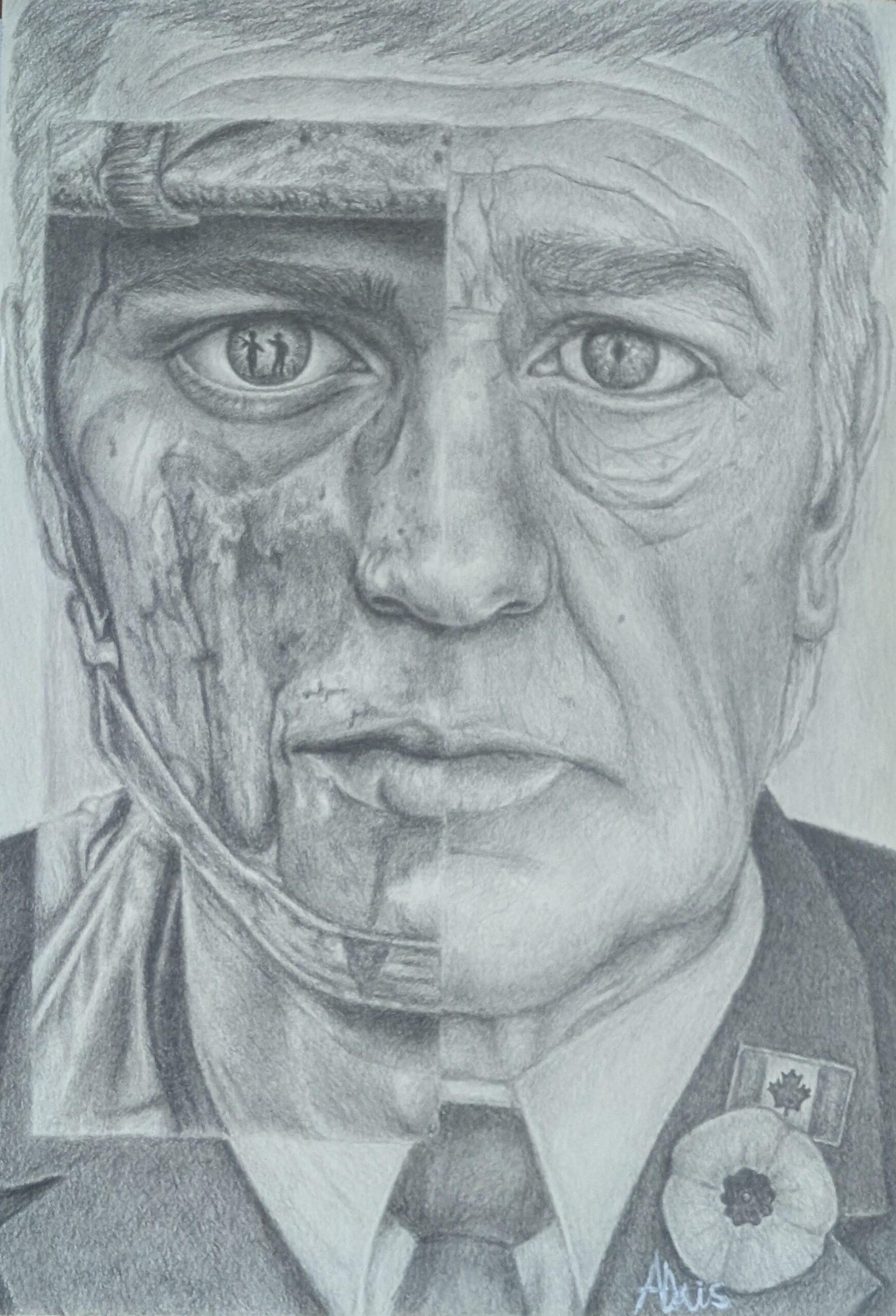 Amber Davis 2nd Place Black and White Senior Poster Br 009 Hants County