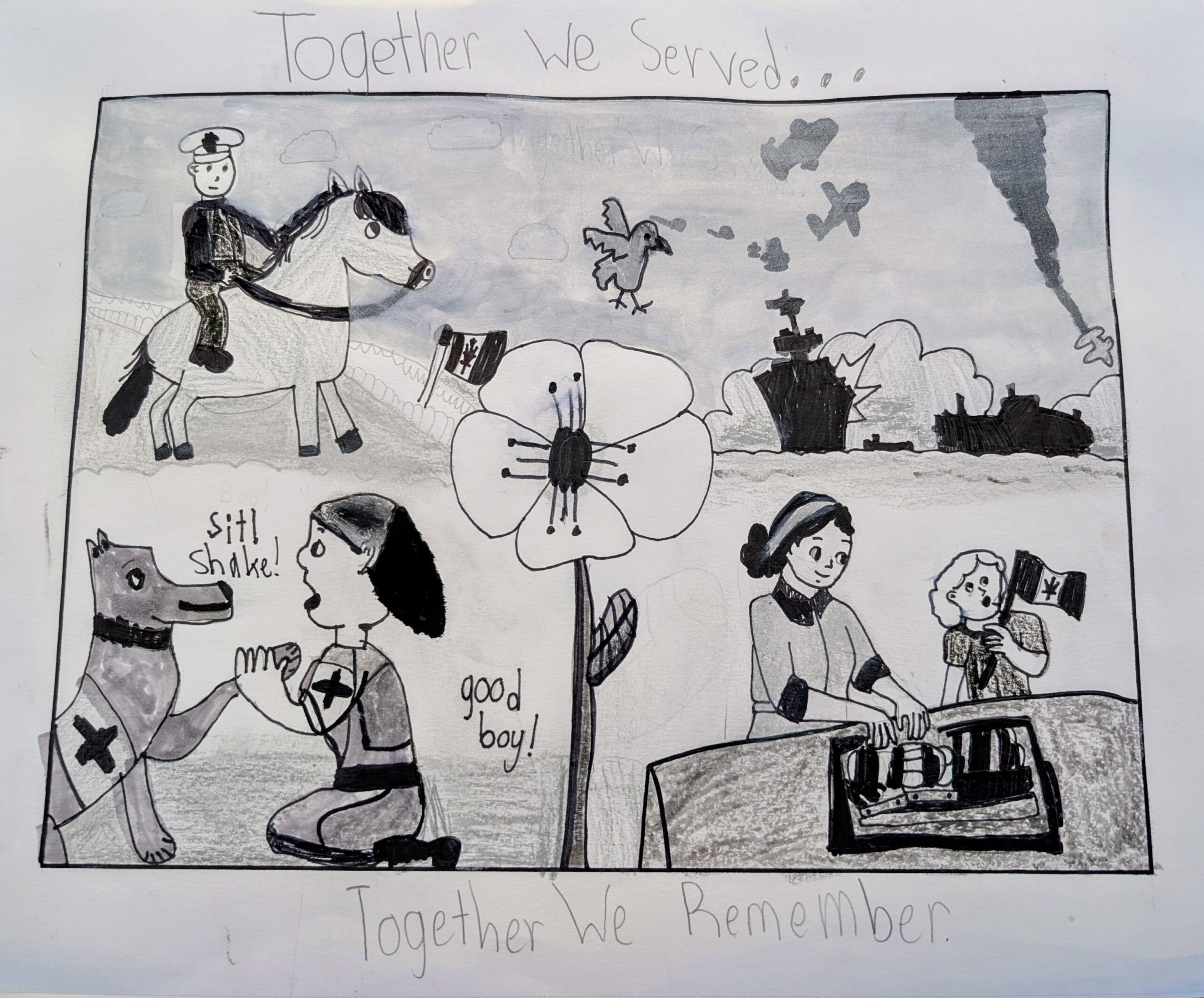 1st Place Black and White Primary