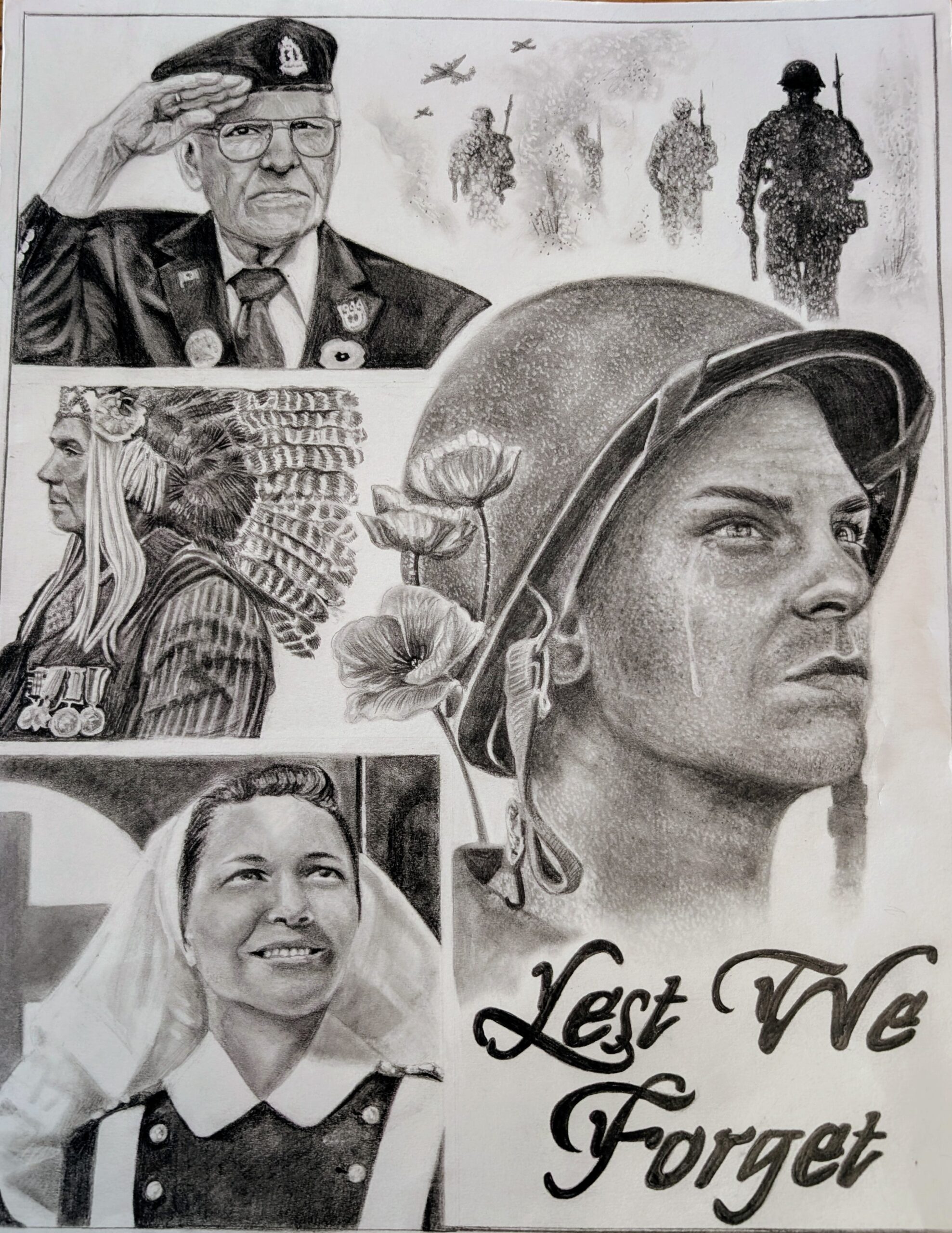 1st Place Senior Black and White Poster