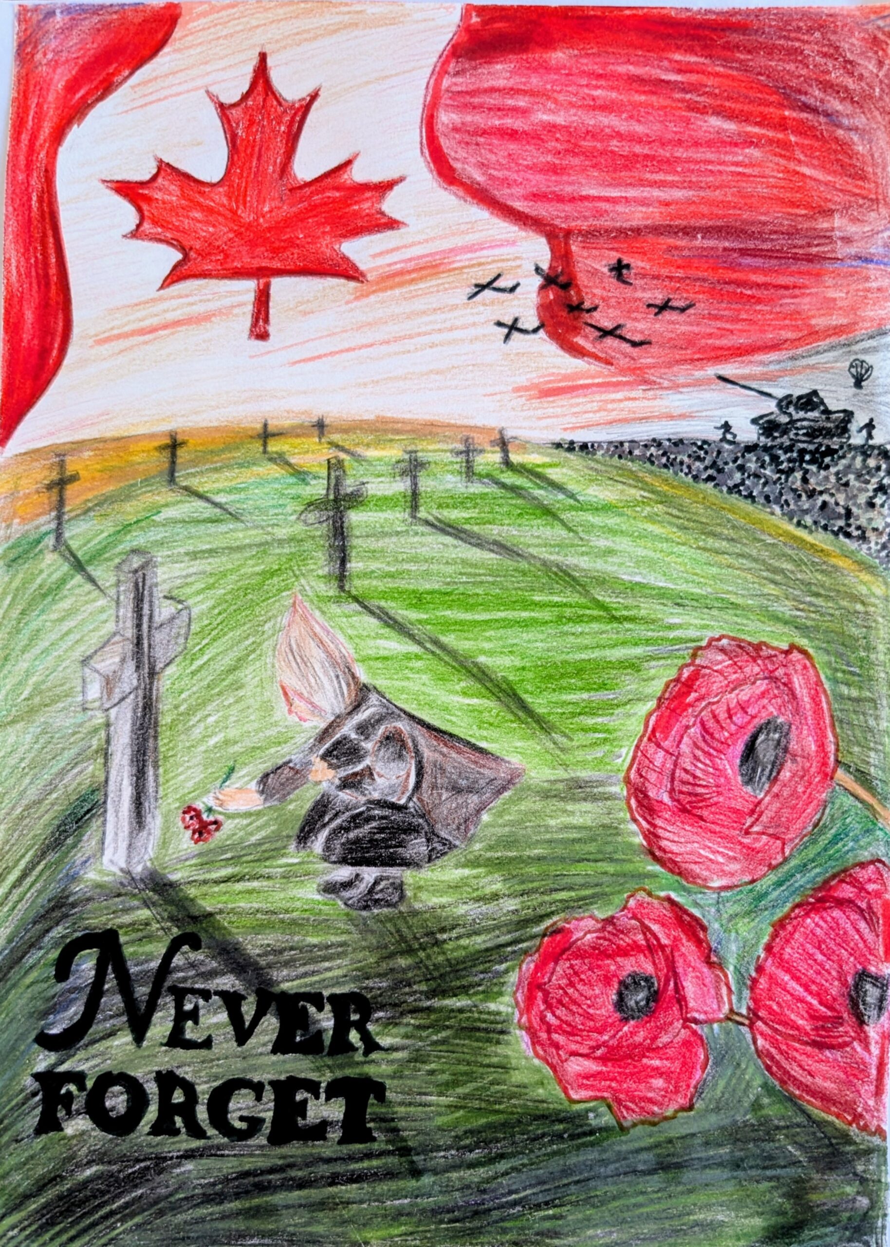 2nd Place Intermediate Colour Poster Kyra Barnes Branch 048 Elmsdale District F Zone 14