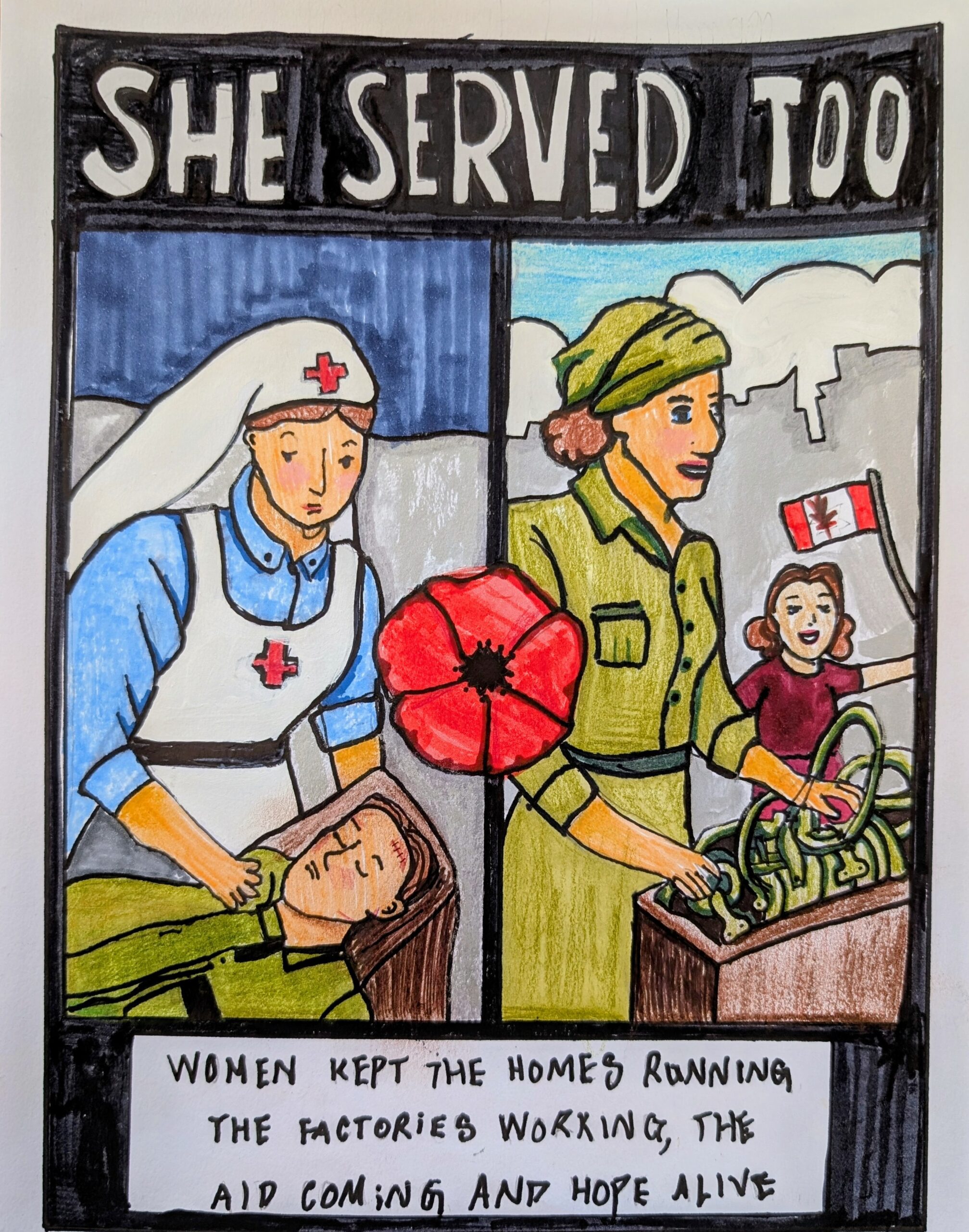 Merrigan Monk 1st Place Junior Colour Poster Br 031 Somme F15